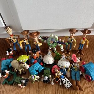 Toy Story McDonald's Burger King Disney Mixed Lot Vtg Happy Kids Meals Toys